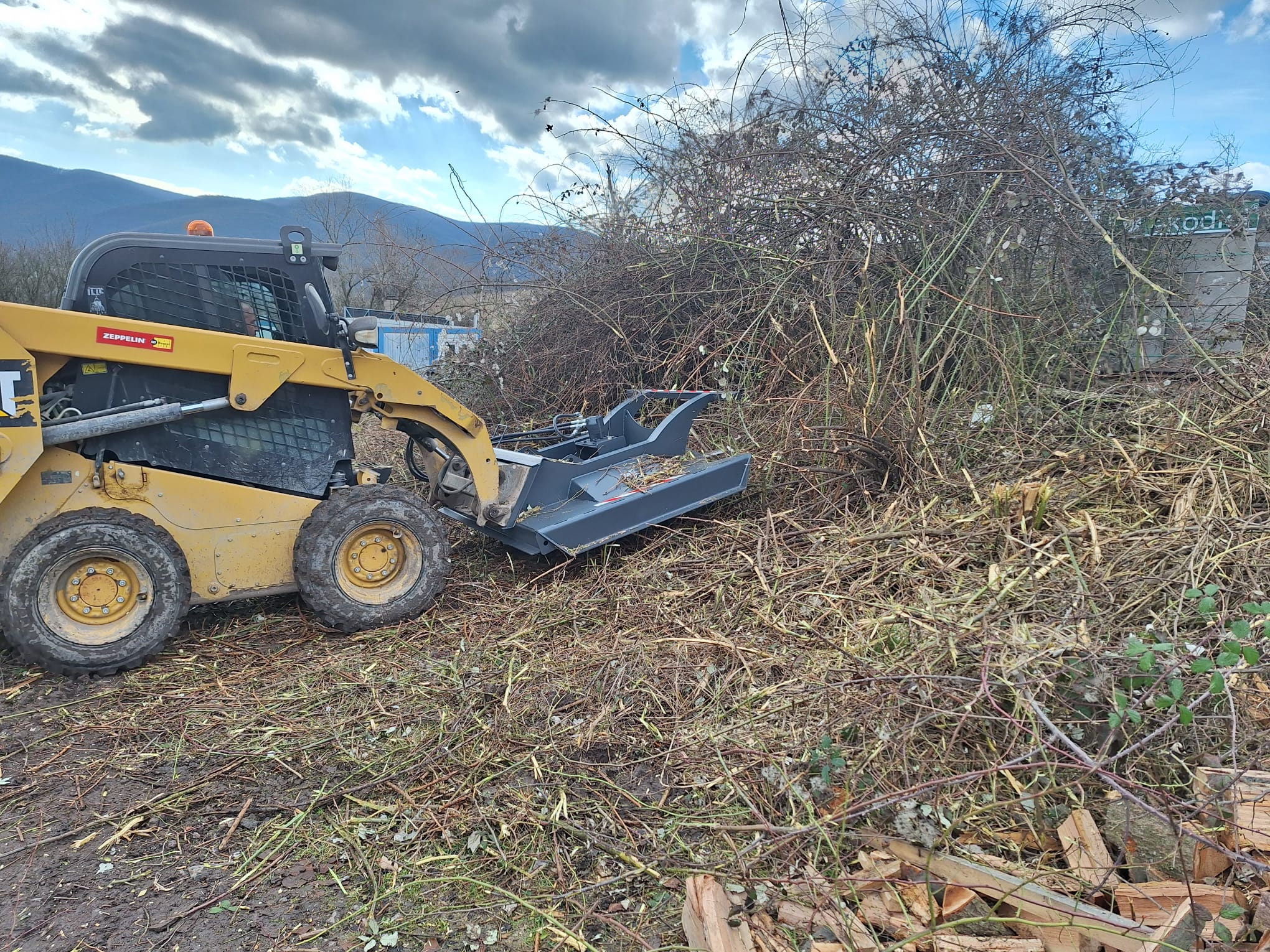 Odstranění náletů a křovin